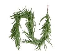 VEVOR Guirnalda Navideña de Pino Largo de 1524 mm Guirnalda Artificial de Plantas Decoración para Navidad en Interior y Exterior Ramas de Pino Corona para Escaleras, Chimeneas, Puertas, Barandillas