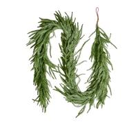 VEVOR Guirnalda Navideña de Pino Largo de 1828 mm Guirnalda Artificial de Plantas Decoración para Navidad en Interior y Exterior Ramas de Pino Corona para Escaleras, Chimeneas, Puertas, Barandillas