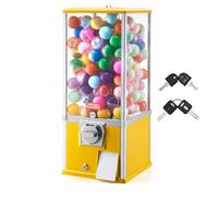 VEVOR Gumball Machine - Dispensador de caramelos de 25 pulgadas de altura, máquinas expendedoras de 25 centavos para centros comerciales, supermercados, parques de atracciones, salas de juegos
