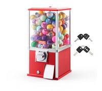 VEVOR Gumball Machine, dispensador de máquina expendedora de dulces de 21 pulgadas, máquinas expendedoras de 25 centavos para centros comerciales, supermercados, parques de atracciones, salas de