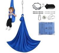VEVOR Hamaca aérea de yoga 2,8 x 1,6 m Kit de columpio de yoga con inversión de danza aérea Nylon 100 g/m² Capacidad de carga 250 kg Vuelo aéreo antigravedad para fitness, culturismo, pilates, gimnasi