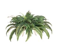 VEVOR Helechos Artificiales, Diámetro de Extensión Natural 94 a 104 cm, Colgantes, Decoración de Pared Resistente a la Luz Solar con 80 Ramas y Maceta, para el Hogar, la Oficina y el Exterior