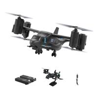 VEVOR Helicóptero de Control Remoto de 2,4 GHz 4 Canales para Principiantes con Luces de ala y Despegue/Aterrizaje con una Sola Tecla, Juguetes de Avión Volador para Niños a Partir de 8 Años.