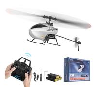 VEVOR Helicóptero de Control Remoto de Una Sola Hélice de 2,4 GHz 4 Canales con Giroscopio 39 Minutos de Vuelo Despegue/Aterrizaje con una sola Tecla Avión de Juguete para Niños Mayores de 8 Años