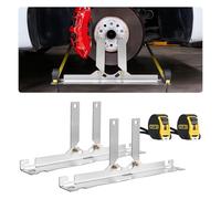 VEVOR Herramienta de Alineación de Ruedas, 2 Piezas, Placas de Medición de Convergencia de Acero al Carbono de Alto Rendimiento con 2 Cintas Métricas, Compatibles con Automóviles, Camiones, SUV