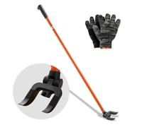 VEVOR Herramienta de Demolición de Palés, Mango de Acero al Carbono de 1,1 m, Capacidad de Peso de 907 kg, Barra Rompedora para Suelos, Estructuras, Techos, Molduras y Paneles de Yeso, Naranja