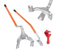 VEVOR Herramienta de Desmontaje de Neumáticos 571-622mm Barra de Acero para Cambiar Neumáticos Montaje Desmontaje Manual 3 Herramientas para Cambiar Neumáticos Taloneras para Camiones Coches, Naranja