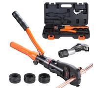 VEVOR Herramienta de prensa hidráulica para prensado de tuberías de cobre, 1,27 cm, 1,9 cm, 2,5 cm, accesorios de tubo de cobre para espacios estrechos y accesorios en T