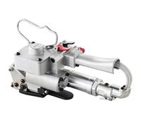 VEVOR Herramienta Flejadora Neumática para Tiras de Plástico PP y PET de 12,7 mm a 19 mm de Ancho Máquina Flejadora de Embalaje Automática con Tensión Máxima de 3500 N Kit de Flejado Manual