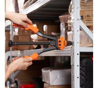 VEVOR Herramienta para Tuercas de Remache 14" 7 Mandriles 70 Tuercas de Remache