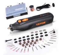 VEVOR Herramienta Rotativa Multifunción 4 V Kit de Herramienta Rotativa sin Cable 5000-25000 rpm Velocidad Variable 118 PCS Accesorios para Esmerilar Pulir Fresar Tallar Cortar Limpiar Carga Rápida