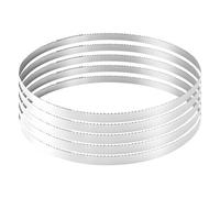 VEVOR Hoja de Sierra de Cinta, 4 TPI, Dientes Afilados Endurecidos de 18 HRC, Acero al Carbono de Alta Resistencia, Repuesto para las Principales Marcas de Sierras de Cinta, 3810 x 19 x 0,5 mm