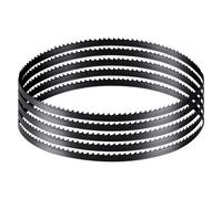 VEVOR Hoja de Sierra de Cinta 6 TPI, Dientes Afilados Endurecidos 15 HRC, Acero al Carbono de Alta Resistencia, Repuesto para las Principales Marcas de Sierras de Cinta, 1511 x 6,5 x 0,35 mm