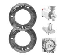 VEVOR Hojas de Molienda para Molino de Granos Eléctrico, Discos de Molinillo de Grano de Hierro Fundido en Seco, Placas de Molienda Compatibles con Molinillo de Especias VEVOR HN-2200 y HN-3000