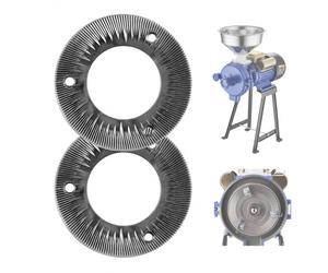VEVOR Hojas de Molienda para Molino de Granos Eléctrico, Discos de Molinillo de Grano de Hierro Fundid en Seco, Placas de Molienda Compatibles con Molinillo de Maíz VEVOR GM-001, GM-002 y GM-003