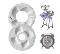 VEVOR Hojas de Molienda para Molino de Granos Eléctrico, Discos de Molinillo de Grano de Mármol en Seco y Húmedo, Placas de Molienda de Repuesto Compatibles con Molinillo de Maíz VEVOR GM-002