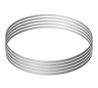 VEVOR Hojas de Sierra de Cinta 1650x16x0,56 mm Hojas de Sierra para Huesos de Acero al Carbono 5 Piezas Accesorio de Repuesto de Dientes Afilados para Sierra de Carnicero para Cortar Carne Congelada