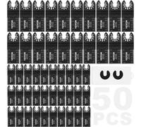 SucceBuy 50 Uds hojas de sierra oscilantes liberación Universal hojas multiherramienta Dewalt para corte de madera herramienta eléctrica renovadora de plástico 50PCS