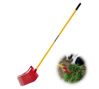 VEVOR Horca para Estiércol, 18 Dientes en Ángulo, Antideslizante, con Mango Largo de Fibra de Vidrio, Plástico Duradero, para Jardinería, Establos, Césped, Limpieza de Heno, Trabajos Agrícolas