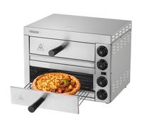 VEVOR Horno de Pizza Eléctrico de Encimera con Temporizador 477 x 400 x 350 mm