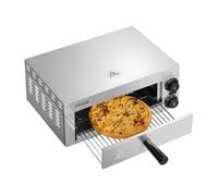 VEVOR Horno de Pizza Eléctrico Encimera 1500 W Temporizador 477 x 370 x 190 mm