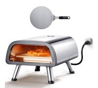 VEVOR Horno de Pizza Eléctrico para Encimera 1800 W 589 x 364 x 279 mm Plata