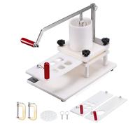 VEVOR Máquina de Prensa de Hamburguesas Material Alimentario 3 Moldes 2"/4"/5"