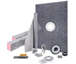 VEVOR Impermeabilización Kit Ducha Plato Ducha 90x150cm con Desagüe Central PVC