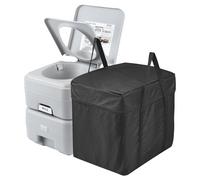 VEVOR Inodoro Portátil con Descarga para Viaje Acampada 20 L 430 x 340 x 420 mm
