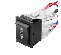 VEVOR Interruptor Basculante, 6 Pines DPDT, 3 Posiciones(ENCENDIDO-APAGADO-ENCENDIDO), Interruptor de Palanca de Inversión de Polos AC 250 V/16 A 125 V/20 A, para Uso Doméstico y en Oficina