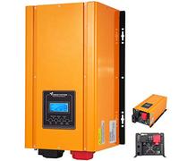 VEVOR Inversor de Corriente, 220/230/240 V AC Transformador Onda Sinusoidal Pura, 3 kW, Convertidor de Corriente, Convertidor Onda Sinusoidal Pura con Ventilador Inteligente, para Electrodomésticos