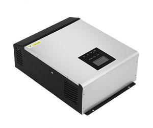 VEVOR Inversor de Corriente 3000VA Convertidor de Corriente 24V DC a 230V Inversor Onda Pura Inversor Inteligente Inversor Solar Coche para Automóvil Cargador CA Controlador Solar MPPT