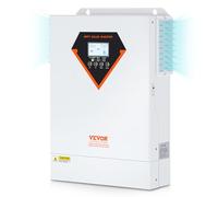 VEVOR Inversor Híbrido de 5500W Inversor Solar Híbrido 230V AC Cargador Fuera de la Red de Onda Sinusoidal Pura con Controlador de Carga Solar MPPT Incorporado de 100 A, Carga Híbrida, Utilidad, Solar