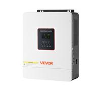 VEVOR Inversor Solar Híbrido 4000 W, Onda Sinusoidal Pura, Controlador MPPT Integrado 120 A, Módulo Compatible con Wi-Fi, Batería de Plomo-Ácido de Litio para Sistemas Solares Aislados de la Red