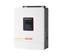 VEVOR Inversor Solar Híbrido 4000 W, Onda Sinusoidal Pura, Controlador MPPT Integrado 120 A, Módulo Compatible con Wi-Fi, Batería de Plomo-Ácido de Litio para Sistemas Solares Aislados de la Red
