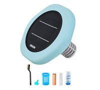 VEVOR Ionizador Solar para Piscinas hasta 170.343 L Purificador de Agua | con Ionización de Cobre Hexágono, con Ánodo de Cobre, Resorte, Cepillo para Evitar Olores Desagradables, Molestias en Piel