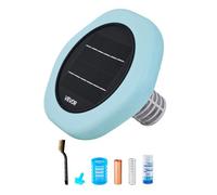 VEVOR Ionizador Solar para Piscinas hasta 170.343 L, Purificador de Agua con Ionización de Cobre Hexágono, con Ánodo de Cobre, Resorte, Cepillo para Evitar Olores Desagradables, Molestias en Piel