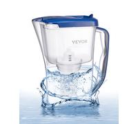 VEVOR Jarra con Filtro de Agua de 9 Tazas y 5 Etapas de Filtración Agua 150 L