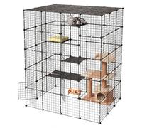 VEVOR Jaula para Gatos de 5 Niveles 139,7x104,1x175,2 cm Parque para Gatos