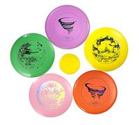 VEVOR Juego de 5 Piezas para Principiantes de Disco Golf para Entrenamiento de Fuerza Corporal Completo, con Putter, Driver de Rango Medio y Mini Marcador, para Jardín, Césped, Playa y Exteriores