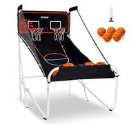 VEVOR Juego de Arcade Baloncesto Plegable Doble Tiro 2020 x 1360 x 2050 ± 50 mm