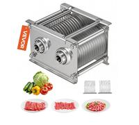 VEVOR Juego de Cuchillas para Rebanadora de Carne Espacio entre Hojas 7 mm, Con Diámetro de Hoja de 86 mm, Cuchilla para Máquina Cortadora de Acero Inoxidable, Modelo 90, para Carne sin Hueso