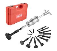 VEVOR Juego de Extractores de Cojinetes para Agujeros Ciegos, 16 en 1, Kit de Extracción de Juntas y Pistas de Cojinetes Internos, Martillo Deslizante, Inserto Piloto, con 10 Pinzas Divididas