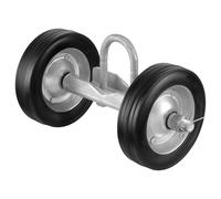 VEVOR Juego de Herrajes para Puerta Corredera 6" Rodillos Universales para Puerta Corredera Rodillo Guía de Puerta Corredera para Puertas Correderas y Puertas Enrollables Carga 600 libras, Negro