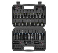 VEVOR Juego de Llaves de Vaso 55 Piezas, Vasos Hexagonales Magnéticos, con Puntas de Destornillador Barra de Extensión Caja de Herramientas, Kit para Reparación de Autos Renovación de Hogar Bricolaje