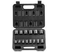 VEVOR Juego de Llaves de Vaso de Impacto 3/8" Herramienta de Trinquete 14 Piezas