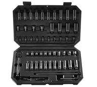VEVOR Juego de Llaves de Vaso de Impacto 6,35mm 55 PCS Herramienta de Trinquete
