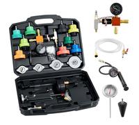 VEVOR Juego de Manómetros de Refrigerante, 4 Adaptadores, Ajuste Universal, Comprobador de Presión para Sistemas de Refrigeración de Automóviles, Bomba de Presión y Llenado de Aleación de Aluminio