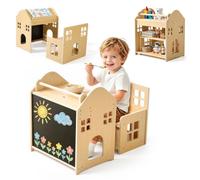 VEVOR Juego de Mesa y Silla Montessori para Bebés de 1-5 Años de Madera
