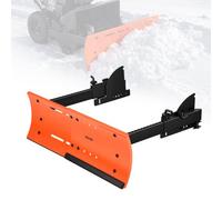 VEVOR Juego de Pala Quitanieves Ancho Ajustable 559-813 mm Pala de Nieve, para Limpieza de Nieve en Camino patio, Compatible con Máquina Quitanieves Universal, Acero al Carbono, Kit de Accesorios